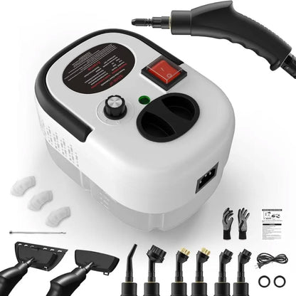 LBMT Handheld Steam Cleaner, Steamer for Cleaning, 2500W Pressurized Steam Cleaner with 1.2L Water Tank
