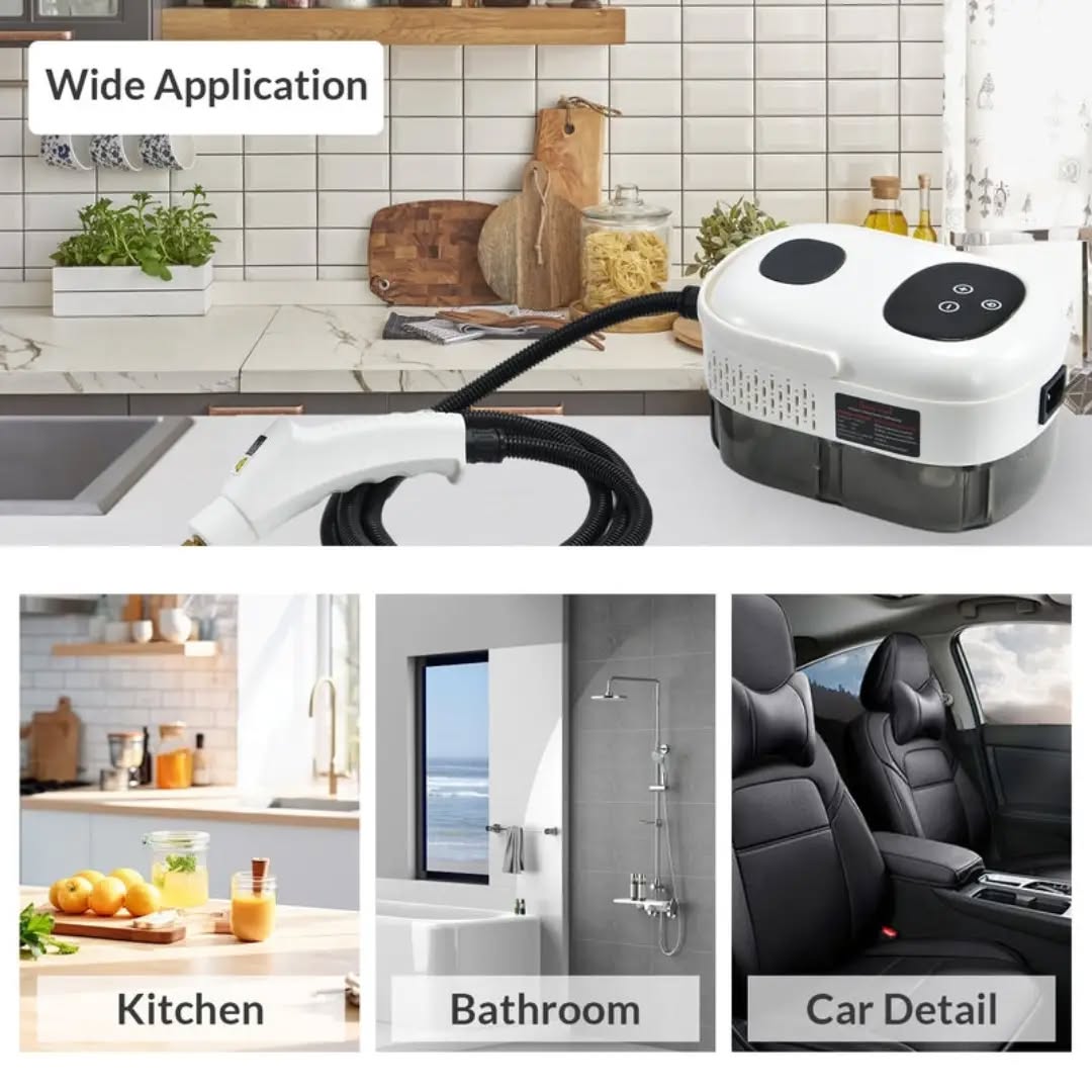 LBMT Handheld Steam Cleaner, Steamer for Cleaning, 2500W Pressurized Steam Cleaner with 1.2L Water Tank