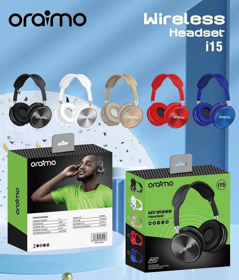 Oraimo - سماعة رأس ستريو لاسلكية